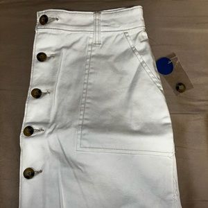 White skirt NWT